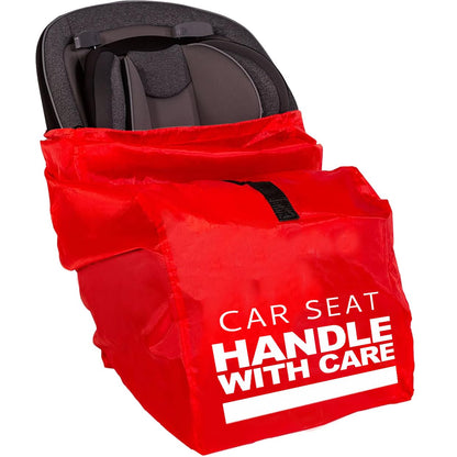 Car Seat Travel Cover Bag: Universally Fits Infant, Booster, Convertible Car Seats & Bases: Water, Dirt & Tear Resistant, Airplane Gate Check