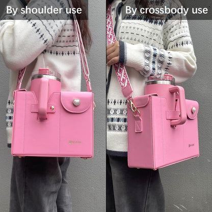 Stanley Cup Purse.Stanley Purse Cup Holder Bag.Water Bottle Holder. Bag with Water Bottle Pocket