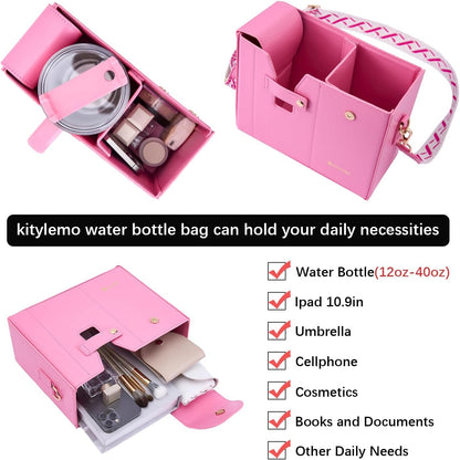 Stanley Cup Purse.Stanley Purse Cup Holder Bag.Water Bottle Holder. Bag with Water Bottle Pocket