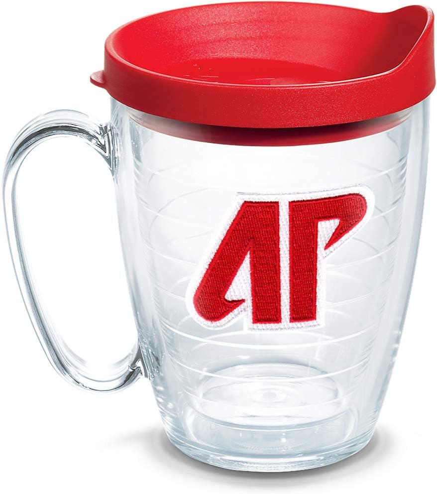 Tervis Made in USA Double Walled University of Alabama Crimson Tide Insulated Tumbler Cup Keeps Drinks Cold & Hot, 16oz Mug, Emblem - Colors E