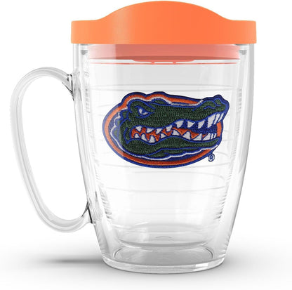 Tervis Made in USA Double Walled University of Alabama Crimson Tide Insulated Tumbler Cup Keeps Drinks Cold & Hot, 16oz Mug, Emblem - Colors E