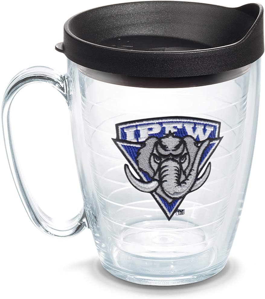 Tervis Made in USA Double Walled University of Alabama Crimson Tide Insulated Tumbler Cup Keeps Drinks Cold & Hot, 16oz Mug, Emblem - Colors E