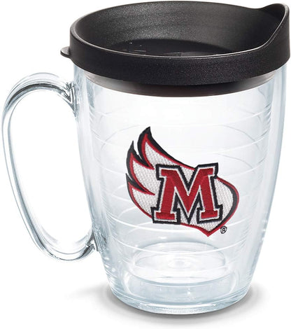 Tervis Made in USA Double Walled University of Alabama Crimson Tide Insulated Tumbler Cup Keeps Drinks Cold & Hot, 16oz Mug, Emblem - Colors E