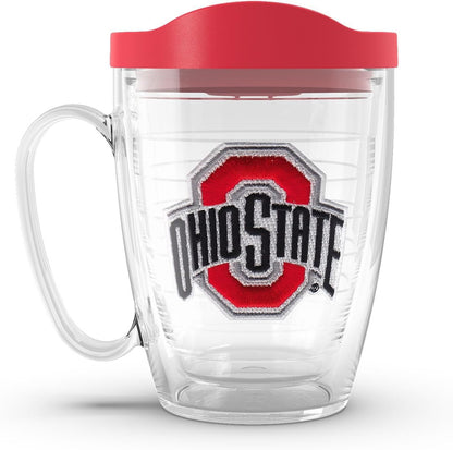 Tervis Made in USA Double Walled University of Alabama Crimson Tide Insulated Tumbler Cup Keeps Drinks Cold & Hot, 16oz Mug, Emblem - Colors E
