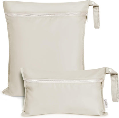 Wet Dry Bags for Baby, Water Resistant Wet Dry Bag, 2pcs, Grass