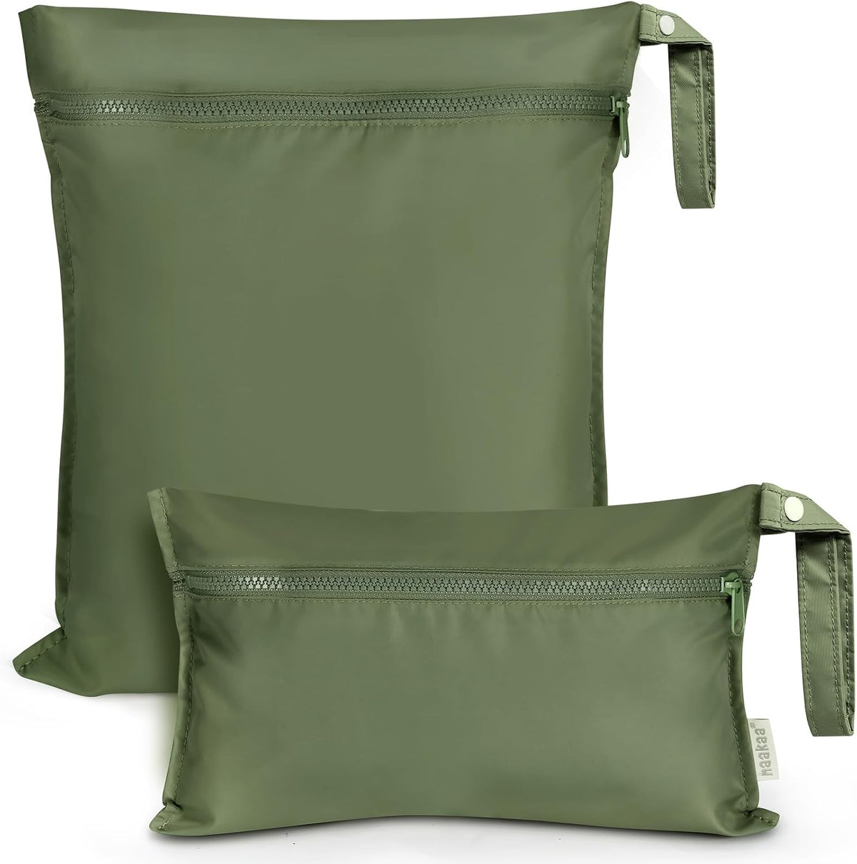 Wet Dry Bags for Baby, Water Resistant Wet Dry Bag, 2pcs, Grass