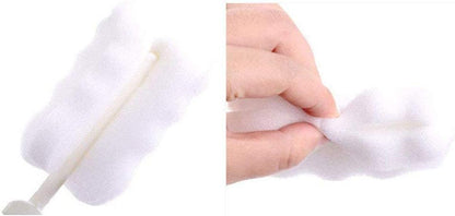 Cleaning Brush Set, Portable Bottle & Nipple Brushes Sponge Material, Soft & Fluffy Texture, Comfortable Grip, Hanging Holes, BPA Free, Ideal for Baby Bottles & Cups