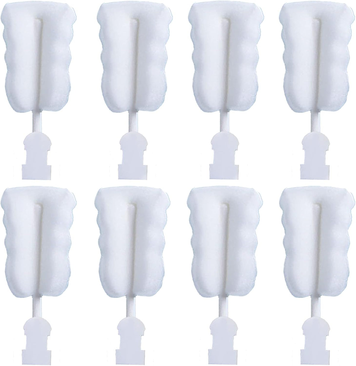 Cleaning Brush Set, Portable Bottle & Nipple Brushes Sponge Material, Soft & Fluffy Texture, Comfortable Grip, Hanging Holes, BPA Free, Ideal for Baby Bottles & Cups