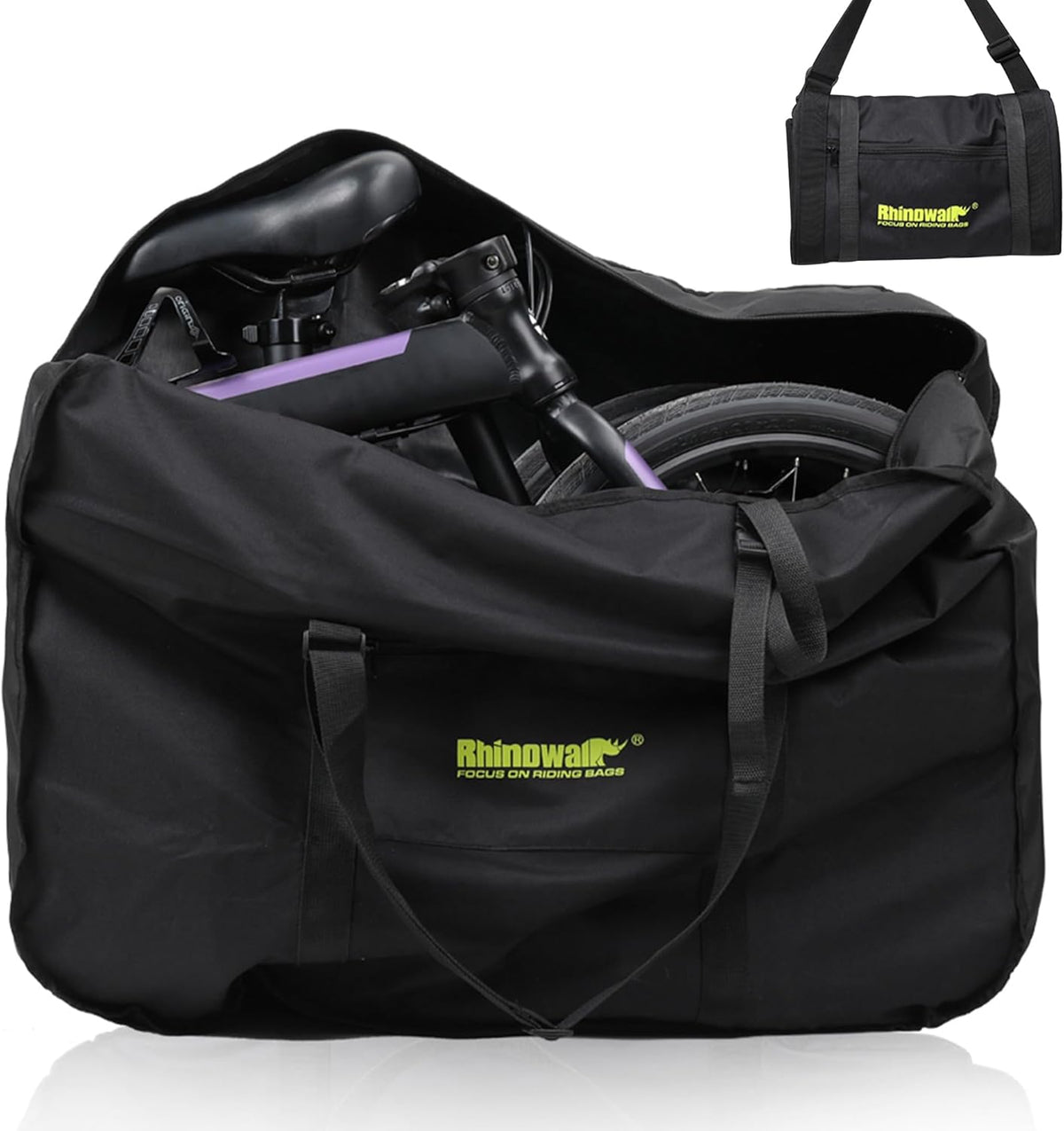 20/26inch Folding Bike Bag Waterproof Biycle Travel Case Carrying Case Outdoors Bike Transport Bag for Car Train Air Travel