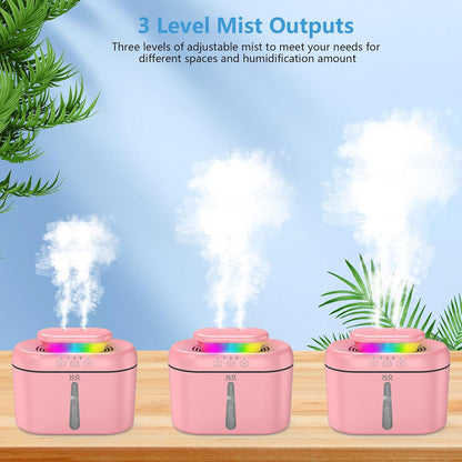 SZO Plant Humidifier Indoor, 2.5L Humidifiers for Bedroom, Soft Pink