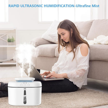 SZO Plant Humidifier Indoor, 2.5L Humidifiers for Bedroom, Soft Pink