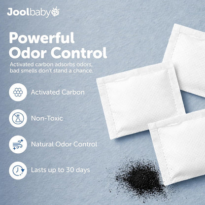 Diaper Pail Deodorizers – Activated Carbon Helps Eliminate Odors & Keep Your Nursery Smelling Fresh – Fragrance-Free (6 Pack)