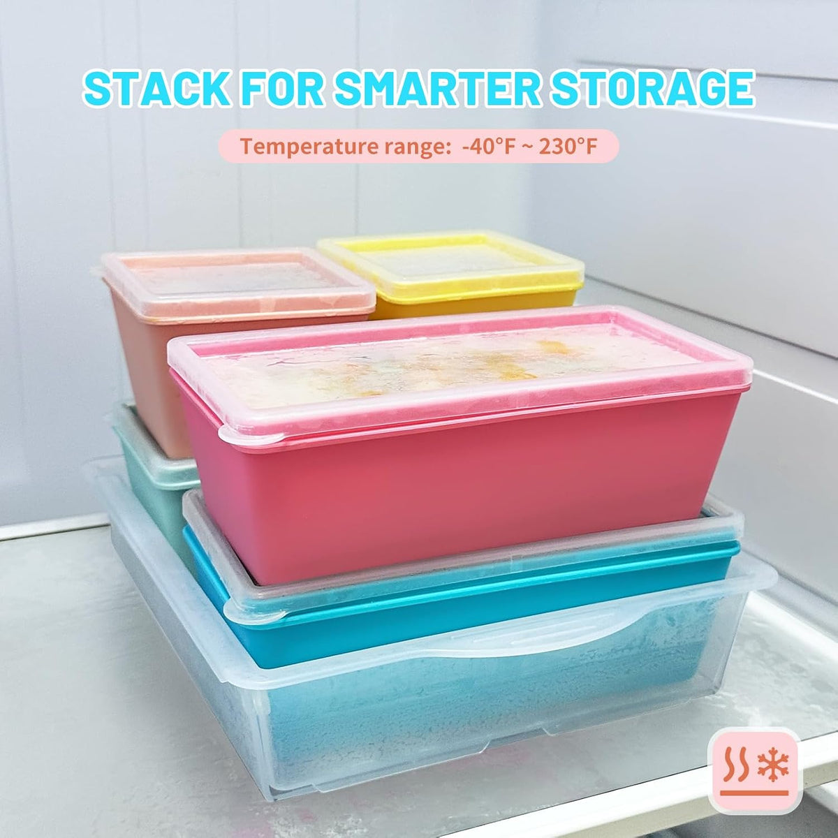 Gemice 1-Cup Silicone Freezer Molds with Lids, Individual 4-Pack