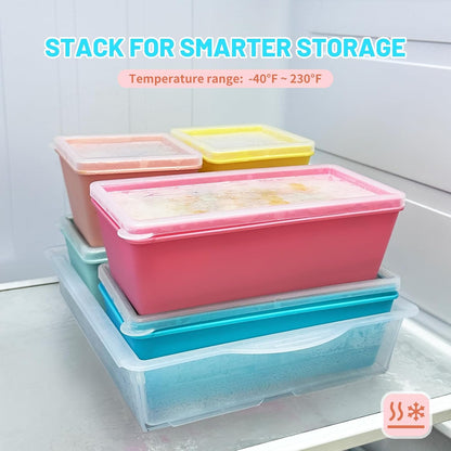 Gemice 1-Cup Silicone Freezer Molds with Lids, Individual 4-Pack