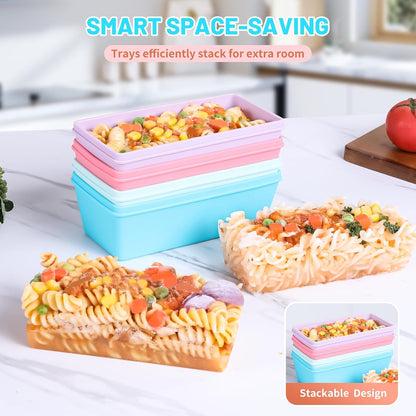 Gemice 1-Cup Silicone Freezer Molds with Lids, Individual 4-Pack