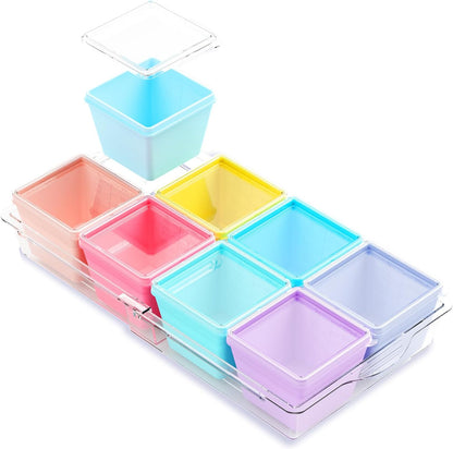 Gemice 1-Cup Silicone Freezer Molds with Lids, Individual 4-Pack