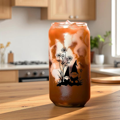 Cute Owl Glass Cup With Lids And Straws, Owl Gift For Women, IIced, Coffee, Smoothie, Cocktail, Beer, Whiskey, Soda, Matcha,16 Oz, Home Office Table Desk Decoration!