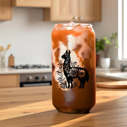 Cute Owl Glass Cup With Lids And Straws, Owl Gift For Women, IIced, Coffee, Smoothie, Cocktail, Beer, Whiskey, Soda, Matcha,16 Oz, Home Office Table Desk Decoration!