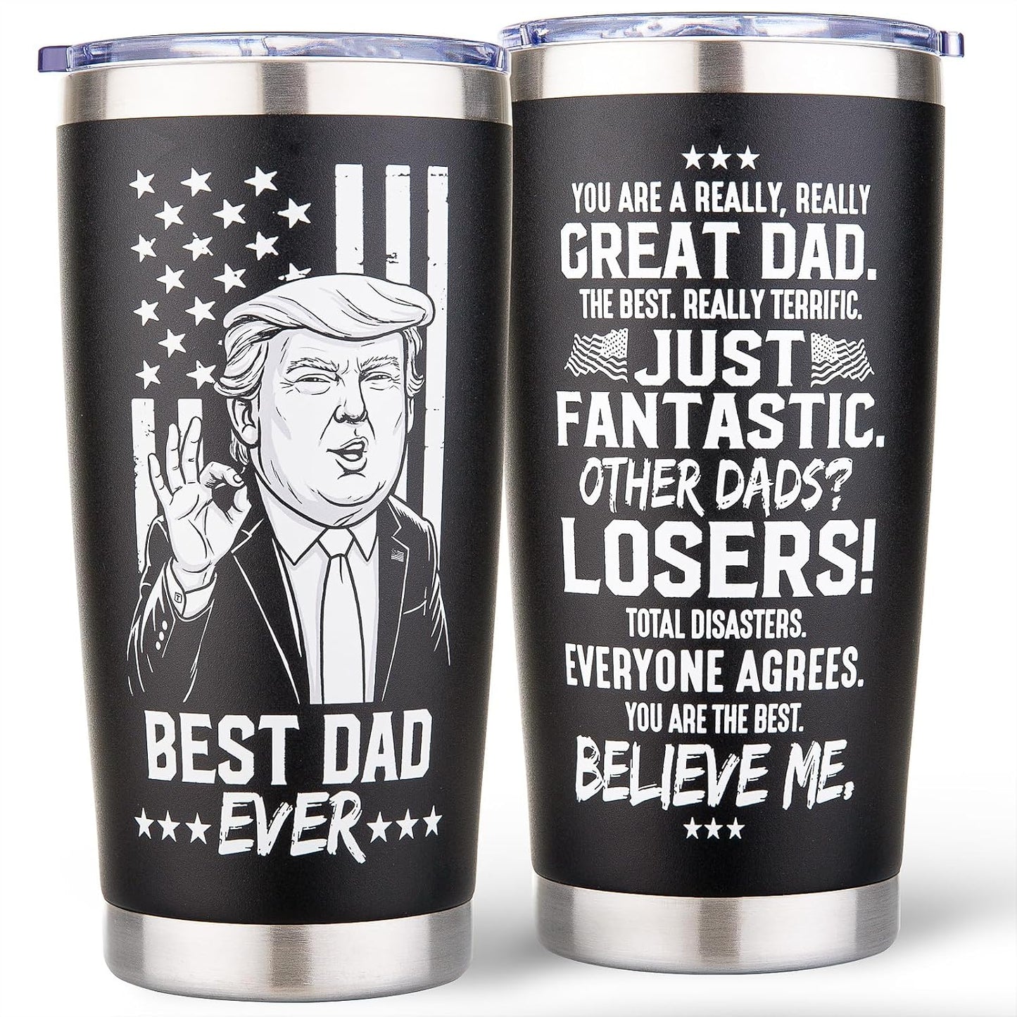 Gifts for Mom from Daughter Son - Funny Mothers Day Gift, Best Mom Ever Gifts, Unique Cool Birthday Christmas Presents Ideas for Moms - 20oz Moms Coffee Tumbler Mug Cup, Stainless Steel Insulated