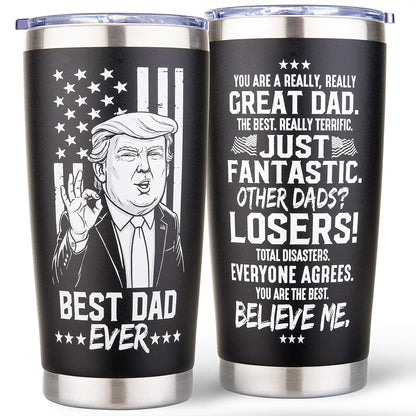 Gifts for Mom from Daughter Son - Funny Mothers Day Gift, Best Mom Ever Gifts, Unique Cool Birthday Christmas Presents Ideas for Moms - 20oz Moms Coffee Tumbler Mug Cup, Stainless Steel Insulated