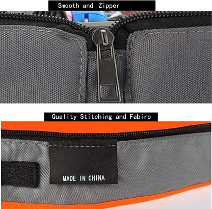 Portable Building Block Mat with Zippers Closure Storage Bag for Children Polyester Building Block Mat