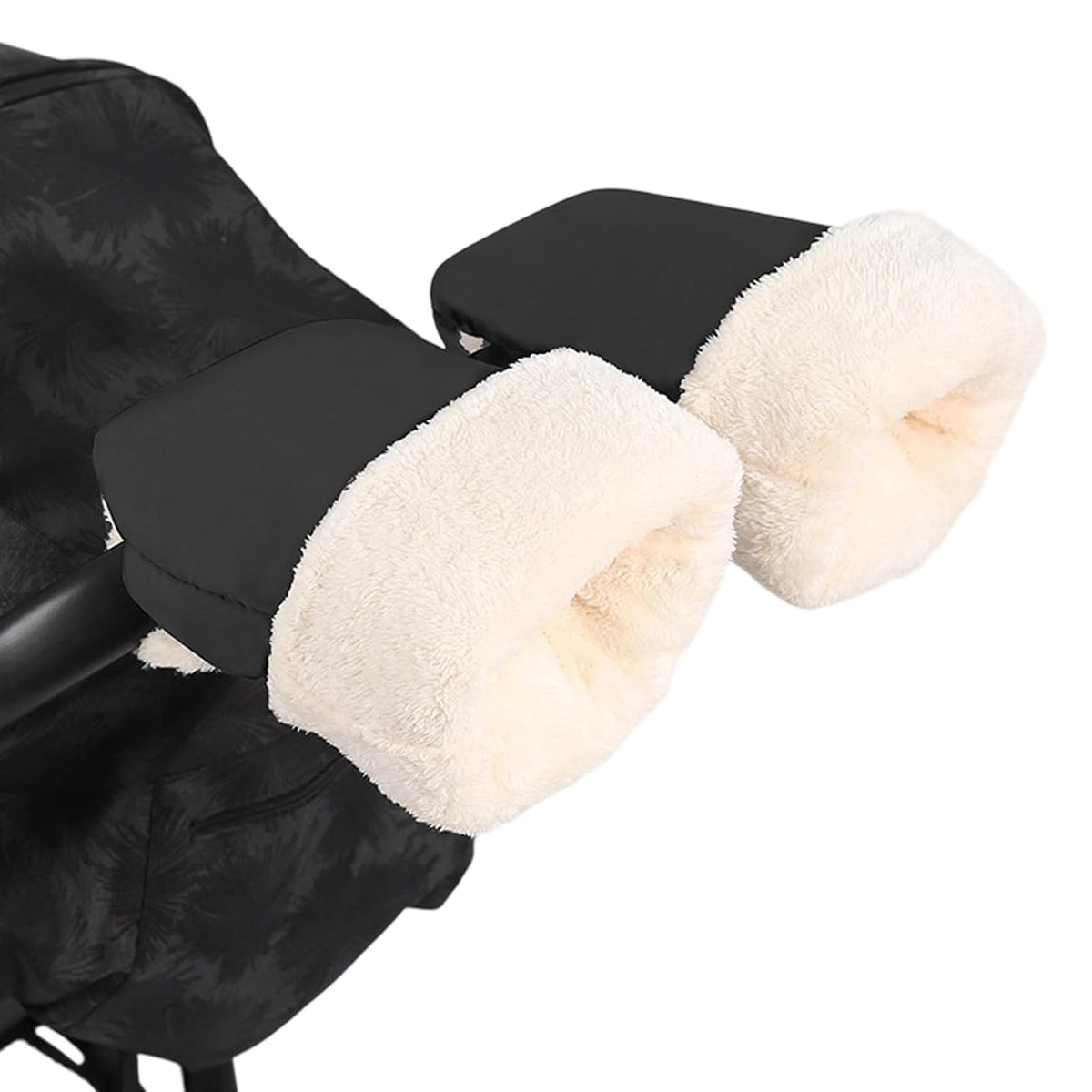 Pushchair Hand Muff, Pram Gloves Strollers Mittens, Winter Windproof Extra Thick Handmuff for Pram Winter Strollers Accessories