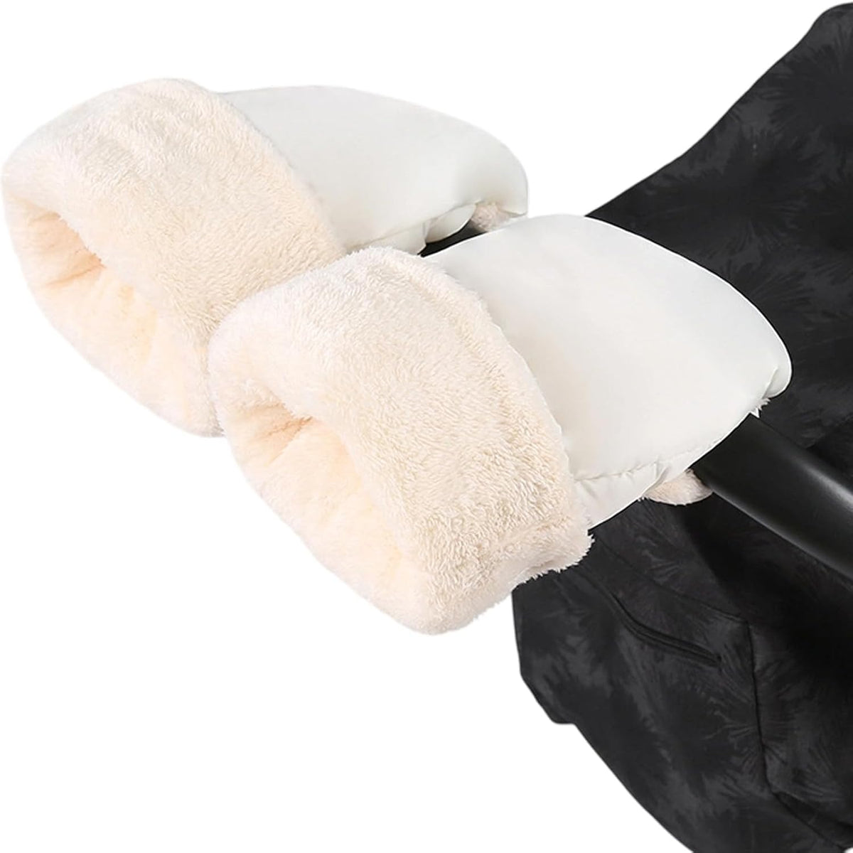 Pushchair Hand Muff, Pram Gloves Strollers Mittens, Winter Windproof Extra Thick Handmuff for Pram Winter Strollers Accessories