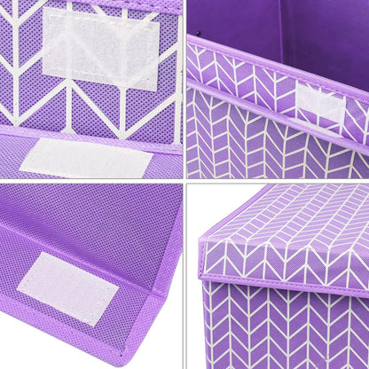Toy Box Storage Chest with Divider, Large Sturdy Toy Bin Organizer Basket with Lid for Kids, Boys, Girls, Nursery, Living Room, Bedroom, Playroom, Closet, 25"x13" x16"(Gradient Grey)