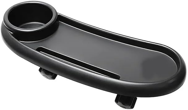 Attachable Tray for Strollers – Universal Snack Tray with Phone and Cup/Bottle Holder | Lightweight, Durable, and Easy-to-Attach Stroller Accessory