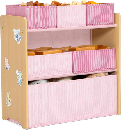 GapKids 6 Bin Toy Organizer - Greenguard Gold Certified, Pastel