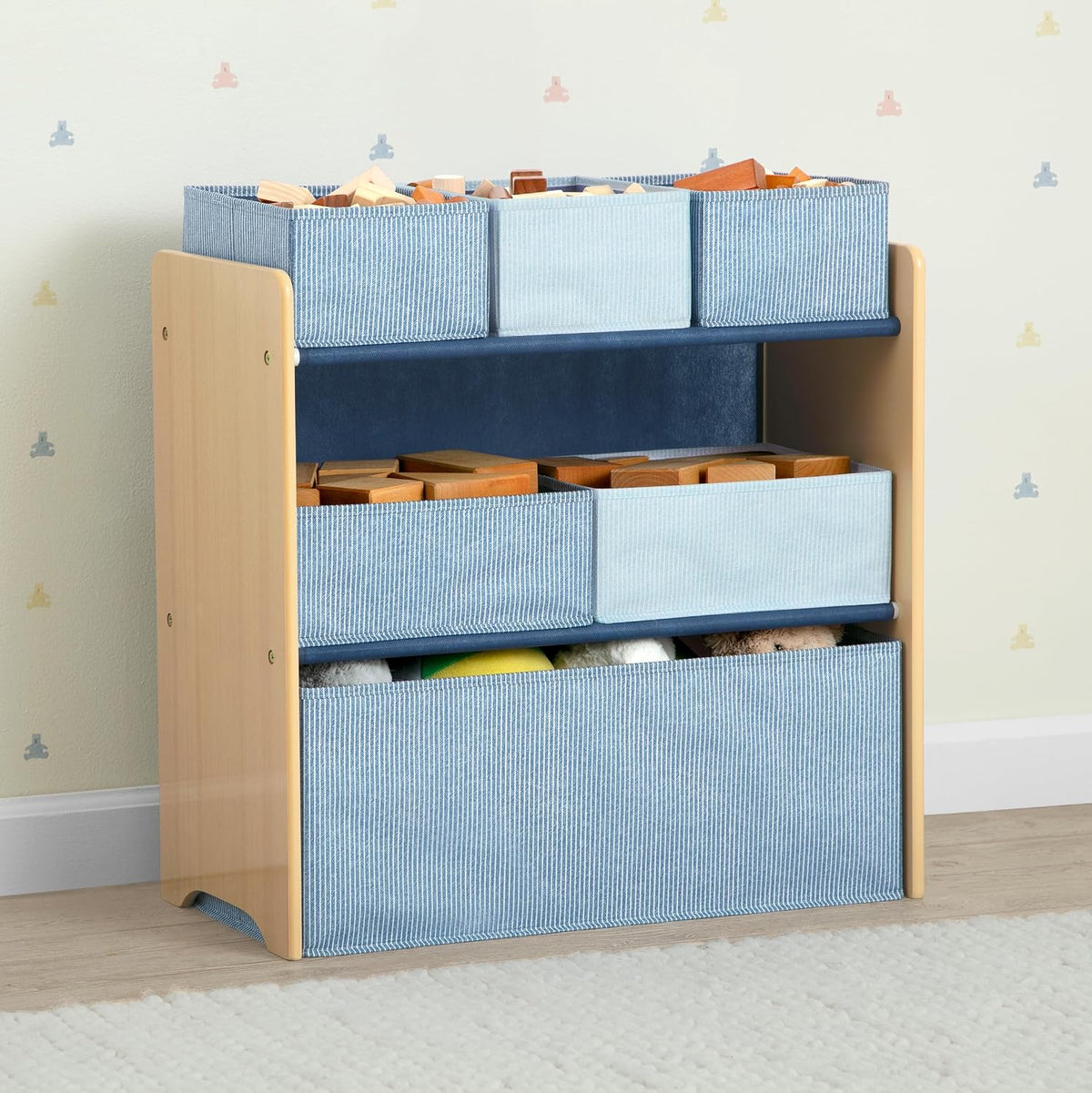 GapKids 6 Bin Toy Organizer - Greenguard Gold Certified, Pastel