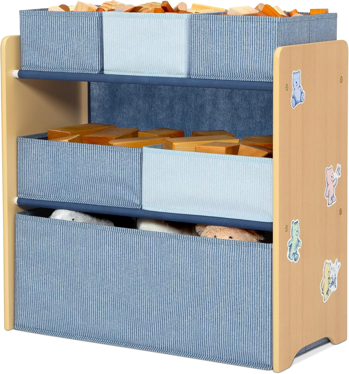 GapKids 6 Bin Toy Organizer - Greenguard Gold Certified, Pastel