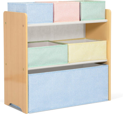 GapKids 6 Bin Toy Organizer - Greenguard Gold Certified, Pastel