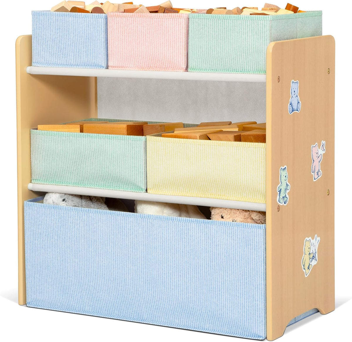 GapKids 6 Bin Toy Organizer - Greenguard Gold Certified, Pastel