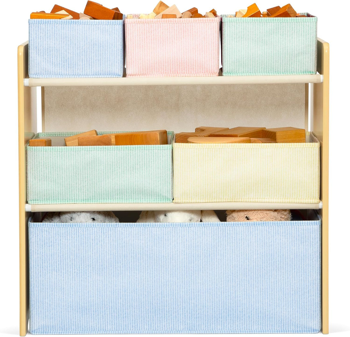 GapKids 6 Bin Toy Organizer - Greenguard Gold Certified, Pastel