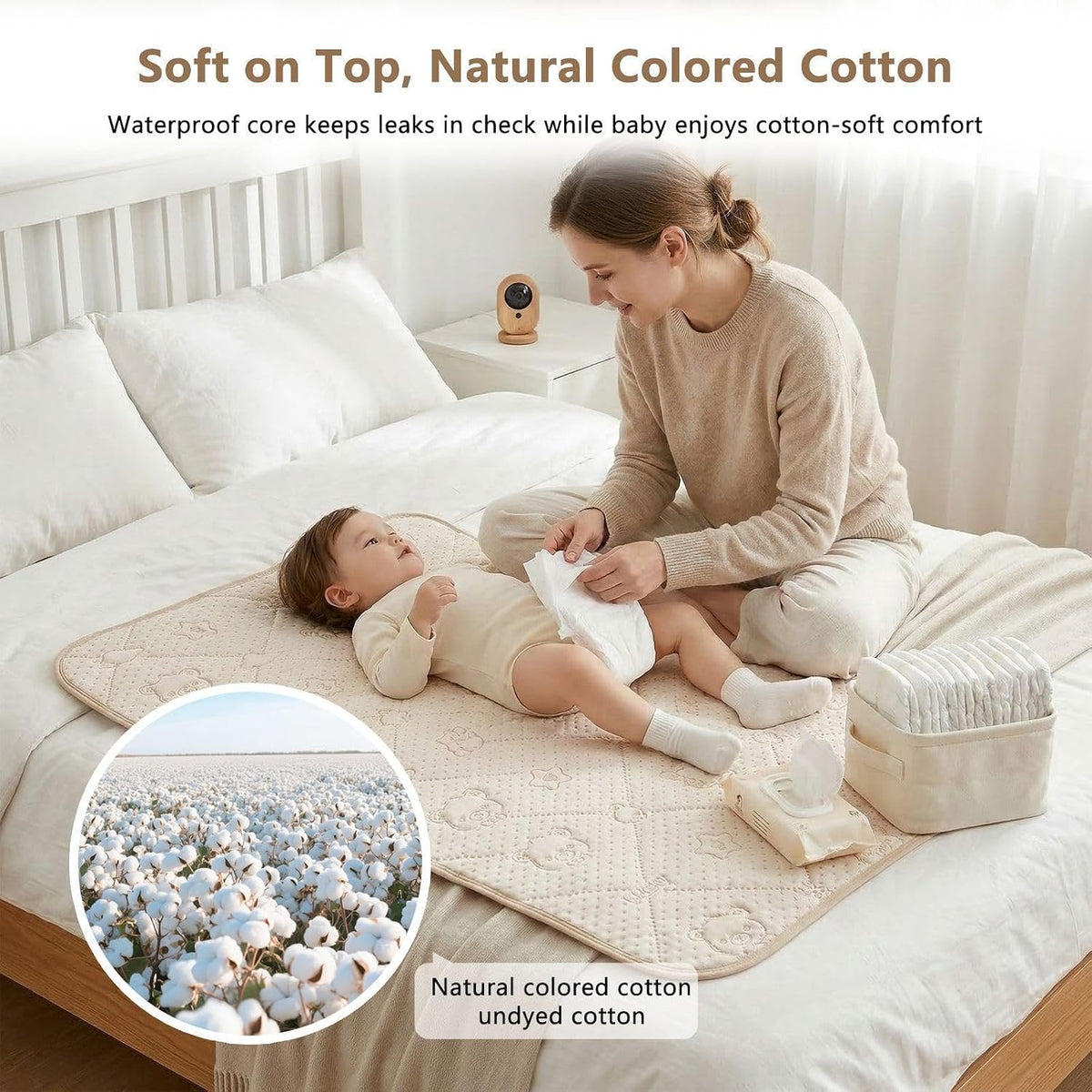 Cotton Baby Diaper Changing Mat