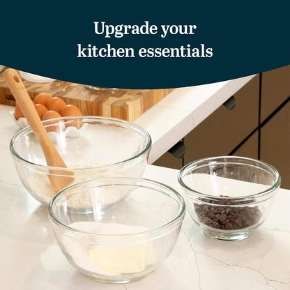 Small Glass Bowls with Lids Set of 8, Food Storage Prep Containers