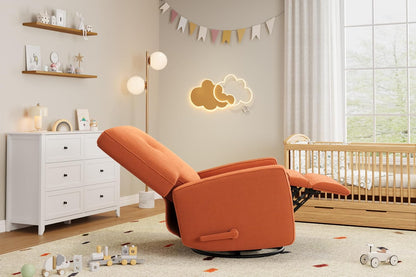 360° Recliner Chair with Adjustable Backrest & Footrest, Beige