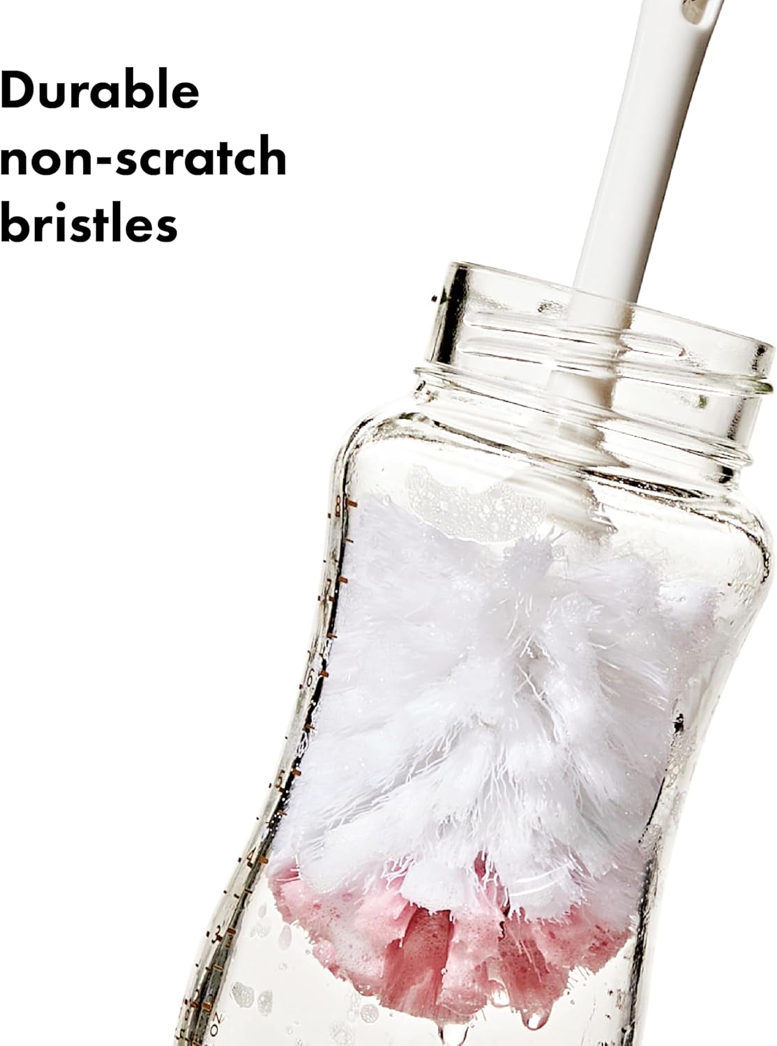 Baby Bottle Brush with Nipple Cleaner, Baby Bottle Cleaner, Blossom