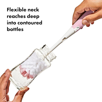 Baby Bottle Brush with Nipple Cleaner, Baby Bottle Cleaner, Blossom