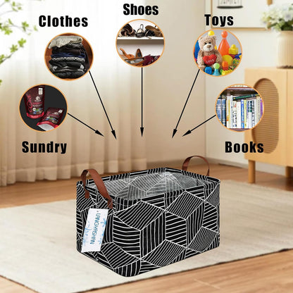 Rectangular Collapsible Boys Racecar Storage Basket Nursery Organizer - Colors A