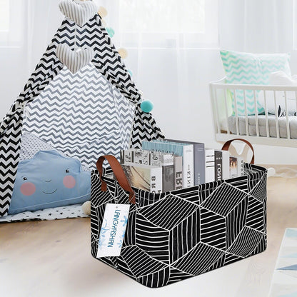 Rectangular Collapsible Boys Racecar Storage Basket Nursery Organizer - Colors A
