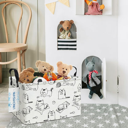 Rectangular Collapsible Boys Racecar Storage Basket Nursery Organizer - Colors A