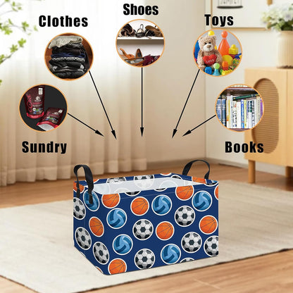 Rectangular Collapsible Boys Racecar Storage Basket Nursery Organizer - Colors A
