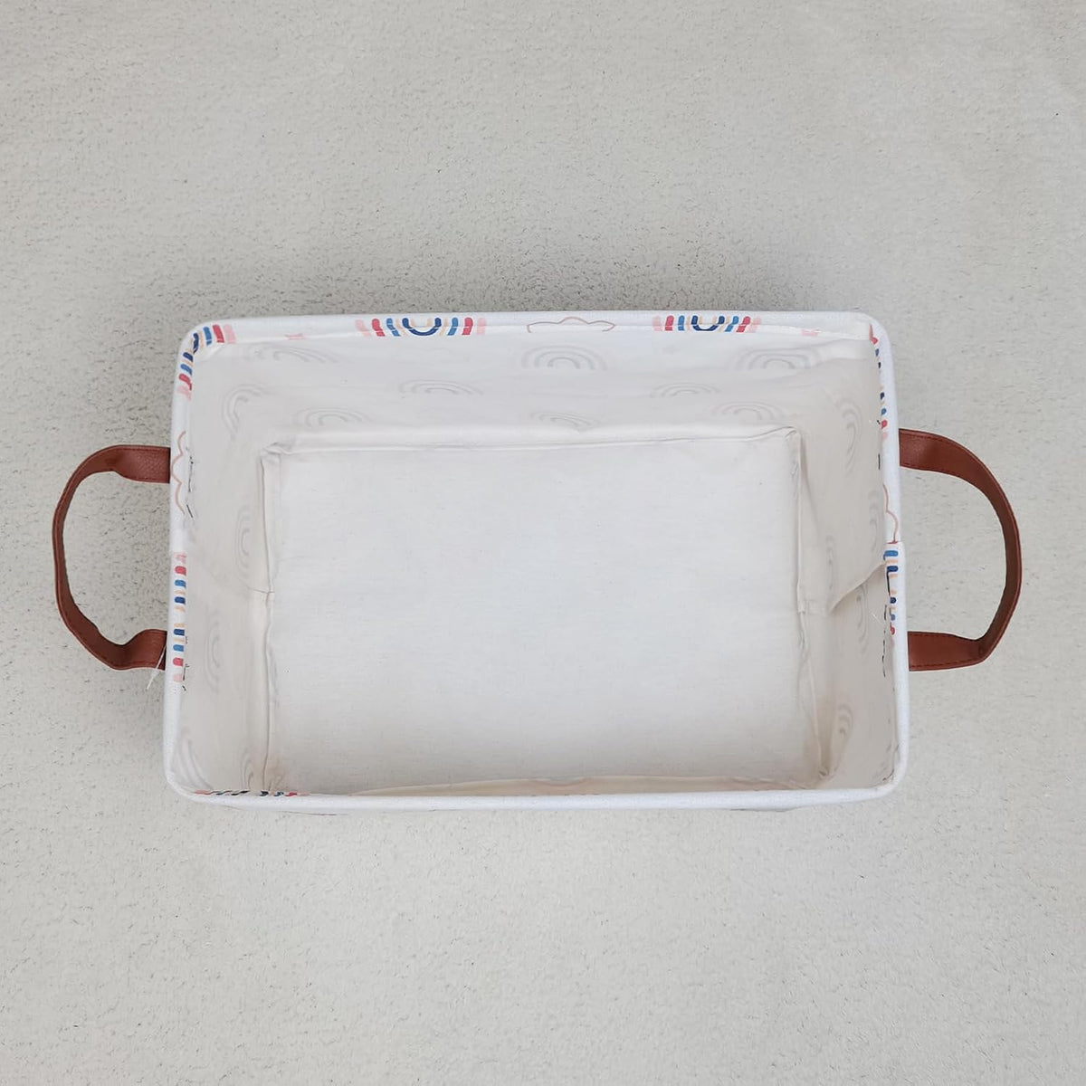Rectangular Collapsible Boys Racecar Storage Basket Nursery Organizer - Colors A