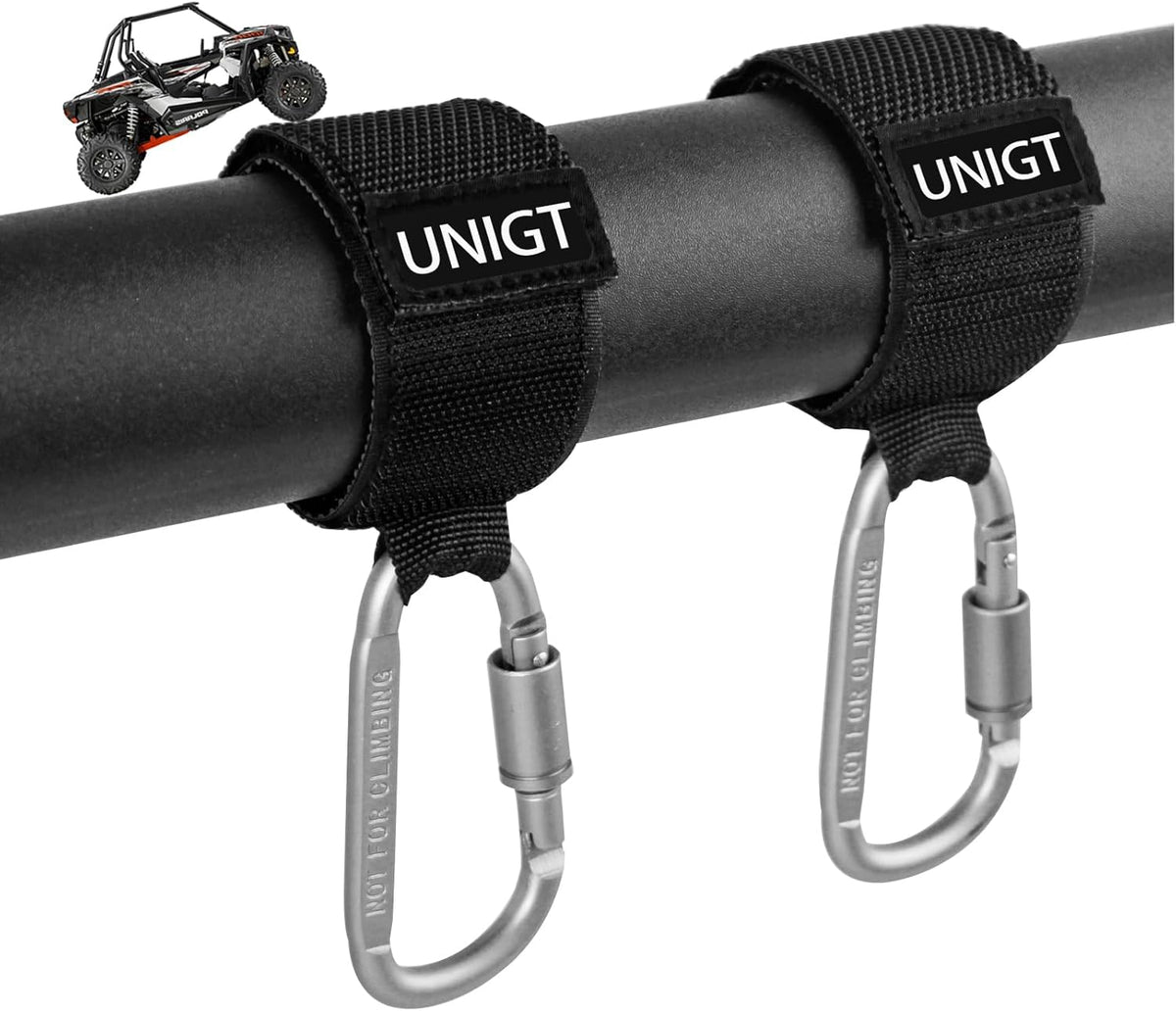 UNIGT 2 Pack UTV Hook for Hanging Headsets, Helmet and Goggles No-Slip