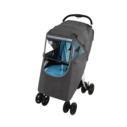 Multifunctional Strollers Cover Thermal Insulated Ventilated Mesh Transparent View Protections Strollers Rain Shielding