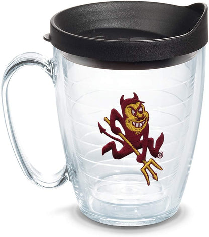 Tervis Made in USA Double Walled University of Alabama Crimson Tide Insulated Tumbler Cup Keeps Drinks Cold & Hot, 16oz Mug, Emblem - Colors F