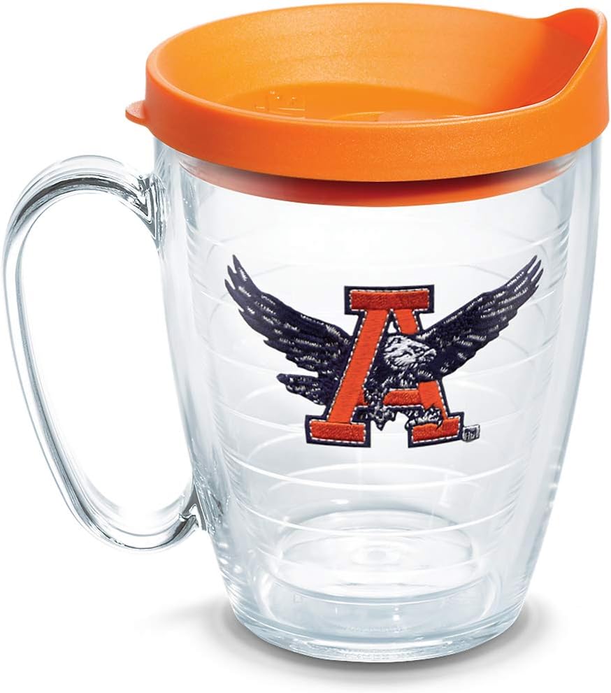 Tervis Made in USA Double Walled University of Alabama Crimson Tide Insulated Tumbler Cup Keeps Drinks Cold & Hot, 16oz Mug, Emblem - Colors F