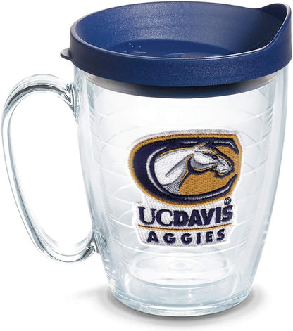 Tervis Made in USA Double Walled University of Alabama Crimson Tide Insulated Tumbler Cup Keeps Drinks Cold & Hot, 16oz Mug, Emblem - Colors F